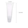 thumbnail image 2 of ACDANC Refillable Tubes Clear Lip Gloss Containers 22pcs Empty Plastic Tubes for Ladies and Girls(0.59X1.18X3.35Inches), 2 of 7