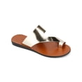 thumbnail image 4 of KENNETH COLE Womens Gold Toe-Loop Comfort Palm Round Toe Wedge Slip On Slide Sandals 6.5 M, 4 of 4