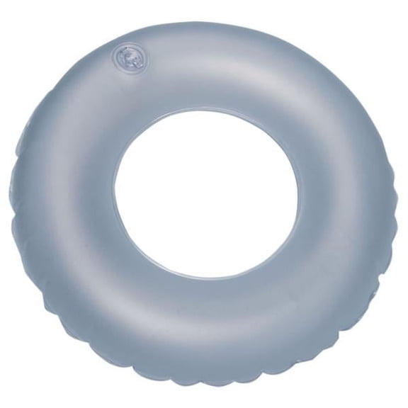 PCP Inflatable Vinyl Ring Cushion, Grey,