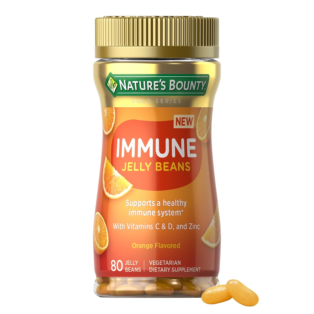Nature's Bounty Vitamin C, D, & Zinc for Immune Support Jelly Beans