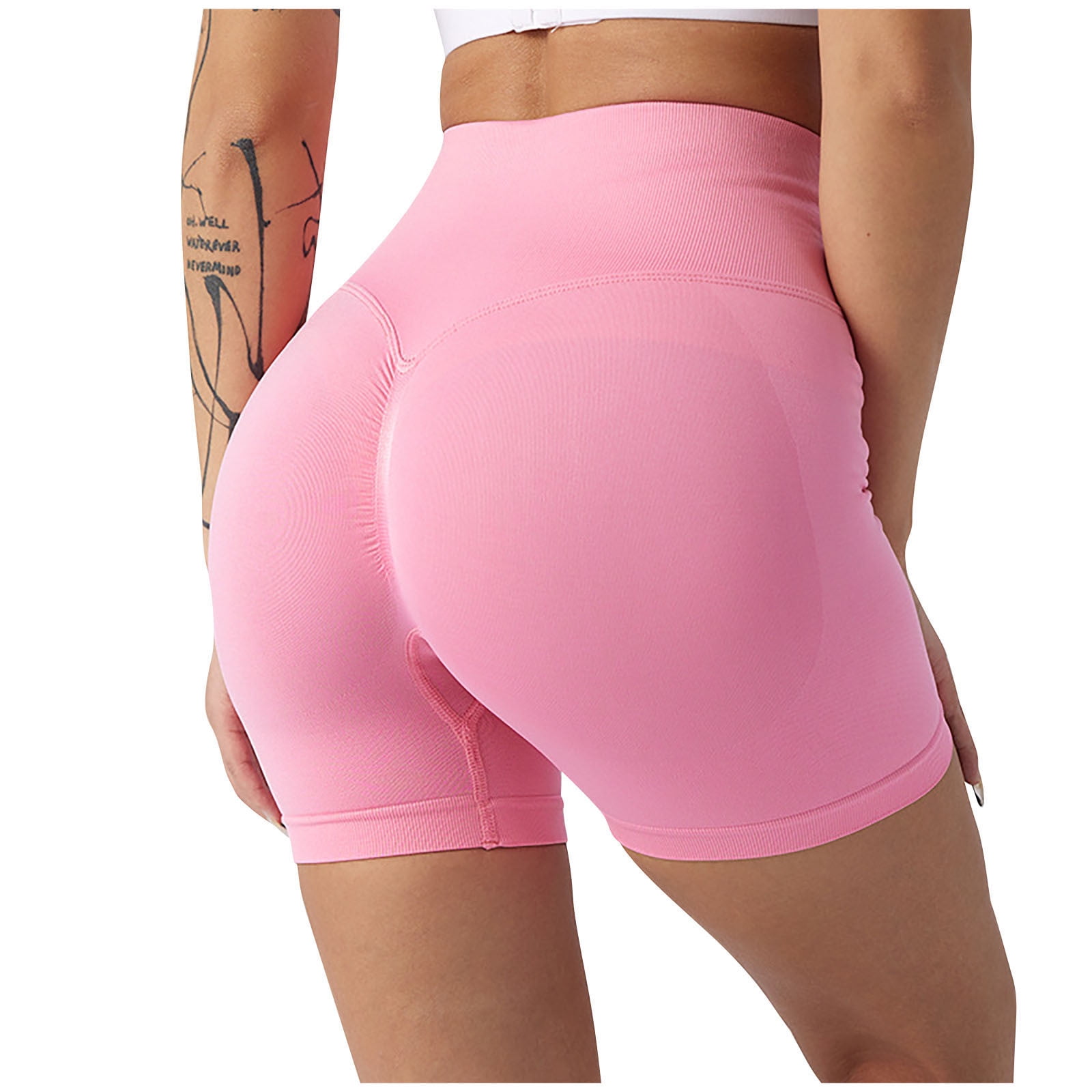 Hot6sl Summer Savings Clearance Yoga Shorts,Women's High Waisted