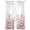 White Reddish Brown, variant on Eucalyptus Leaves Sheer Curtains 108 Inch Length 2 Panels Set Window Treatments, Spring Plants Country Yellow Rod Pocket Semi Curtains for Living Room/Bedroom/Kitchen Décor, 104"W x 108"L