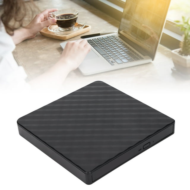 External DVD Drive, DVD Reader High Speed Data Transmission for Desktop Computers for Laptop for Notebooks