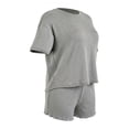 thumbnail image 3 of Set de Pijama Secret Treasures para Mujer, con Short y Playera Boxy Gris Talla ECH 2 Piezas, 3 of 4