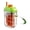 Orange, variant on Ice Cube Bottle, 8 Grid Easy Press Release Ice Tray with Straw & Anti-Slip Strap, 1100ml Reusable Leakproof Silicone Ice Mold for Freezer, Whiskey, Cocktail, Summer Drinks (Green)