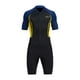 thumbnail image 3 of Traje de neopreno corto para hombre de 1,5 mm, traje de buceo con cremallera frontal para buceo, esnórquel, surf, natación Amarillo Sunnimix  trajes de neopreno para hombre, 3 of 7