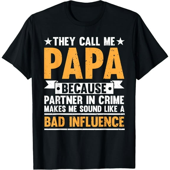 Funny Papa Design For Grandpa Papi Papaw From Grandkids Papa T-ShirtMen and women, White Black T-shirt, size: Extra large S-784XL