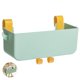 thumbnail image 4 of Cateissary Cesta de almacenamiento para cabecera, cestas colgantes resistentes al desgaste, caja de almacenamiento dividida resistente a roturas, caja de Almacenamiento y organización del hogar Verde Cateissary HA027028-02, 4 of 6