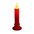 thumbnail image 2 of Flameless Led Candle with Flickering Flame, Red Plastic Tabletop Decoration for Halloween, Thanksgiving, or Christmas Centerpiece, Lazyguy, 2 of 3