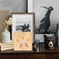 thumbnail image 4 of BRIGHTFUFU 1 Set Creative Bedside Lamp for Bedroom Lamp Light Brown Plastic with Modern Style, 4 of 8