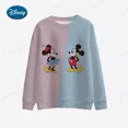 thumbnail image 3 of Suéter navideño de pareja de Mickey Mouse con dibujos animados de Disney Suéter fino de otoño para mujer/hombre Ropa de mujer de los años 90, 3 of 5