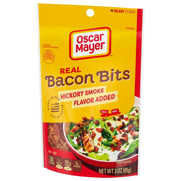 Oscar Mayer Real Bacon Bits, 3 oz Bag, 0.5-1 cup