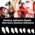 thumbnail image 1 of Dentiers Vifs d'Halloween Se Démarquent avec des Dents Réalistes Accessoire Difficile Grand Application Dentier Simulé, 1 of 8