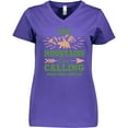thumbnail image 3 of Inktastic Pigeon Forge Tennessee The Mountains Are Calling Women's V-Neck T-Shirt, 3 of 5
