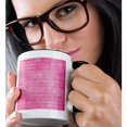 thumbnail image 2 of 3drose, Pink Baby Cakes and Sweet Little Baby Typography Pattern, 15oz Two-tone Black Mug, 2 of 6