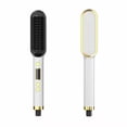 thumbnail image 1 of Hair Straightener Comb,Straight Hair Curling 2 in 1 Straightener,PTC Heating Anti-Scald Constant Temp Protection,Suitable for Professional Salon at Home, White, 1 of 3