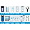 thumbnail image 2 of Geekpure 10 Inch Whole House Carbon Block Water Filter -4.5"x 10"-5 Micron, 2 of 6