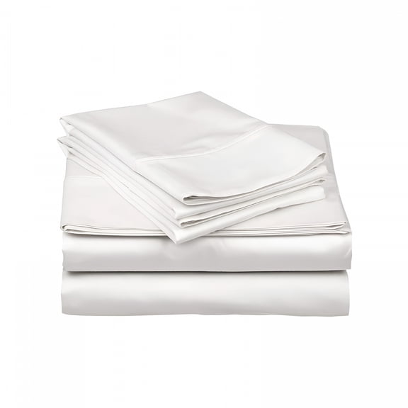 AUQ 4-Piece 800 Thread Count Egyptian Cotton Bed Sheet Set,Queen - Sateen Weave