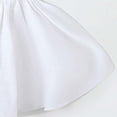 thumbnail image 6 of FRSASU Girls Ruffle Summer Cotton Linen Mini Dress Loose Sleeveless Swing A-Line Cute Princess Party Dresses White, 6 of 6