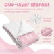 thumbnail image 2 of Manta para bebé SANDJEST de 76 x 102 cm, suave felpa, parte trasera punteada, 2 of 7