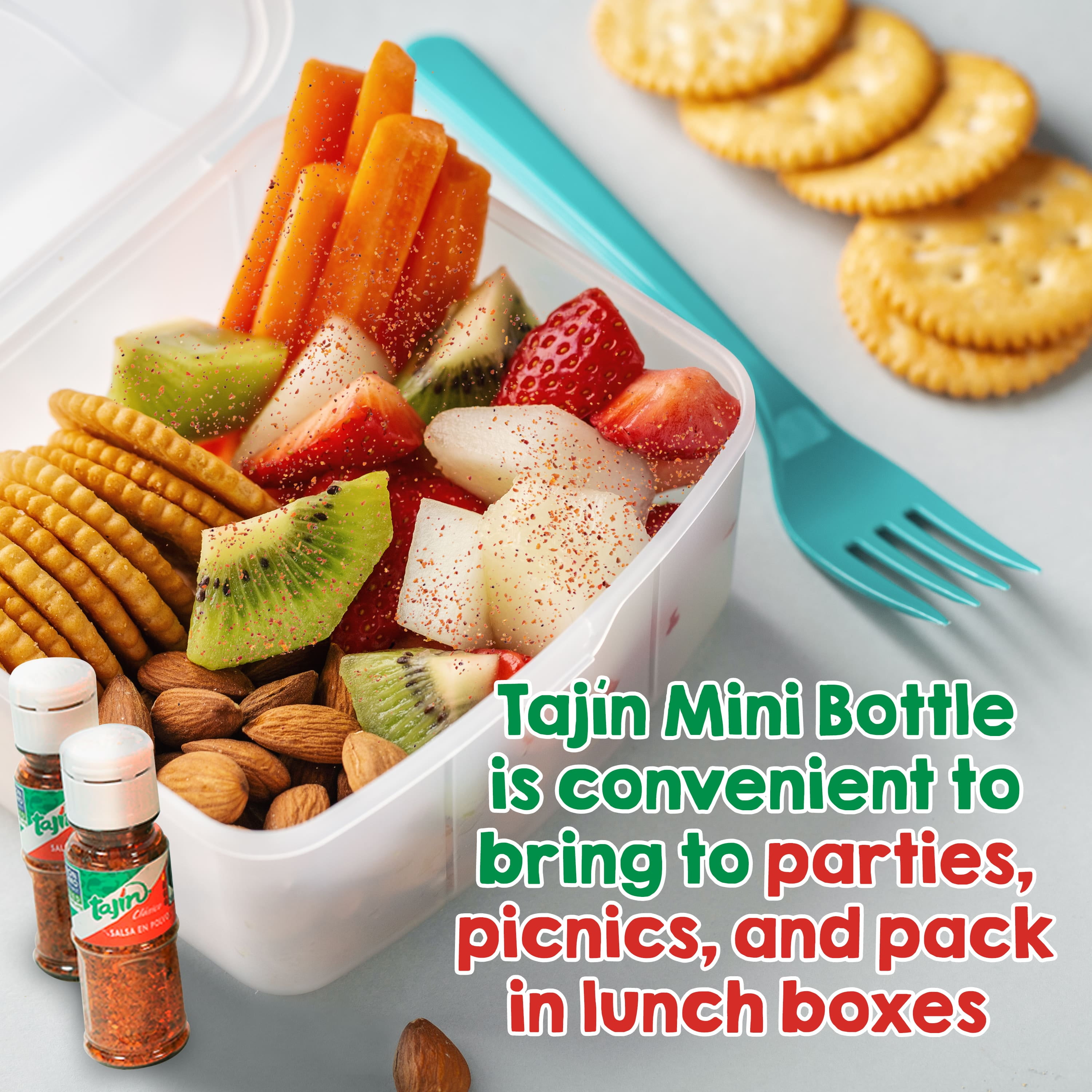 Tajin Clásico Seasoning Mini Pouch 0.35 oz (Pack of 2) 0.35 Ounce (Pack of  20)