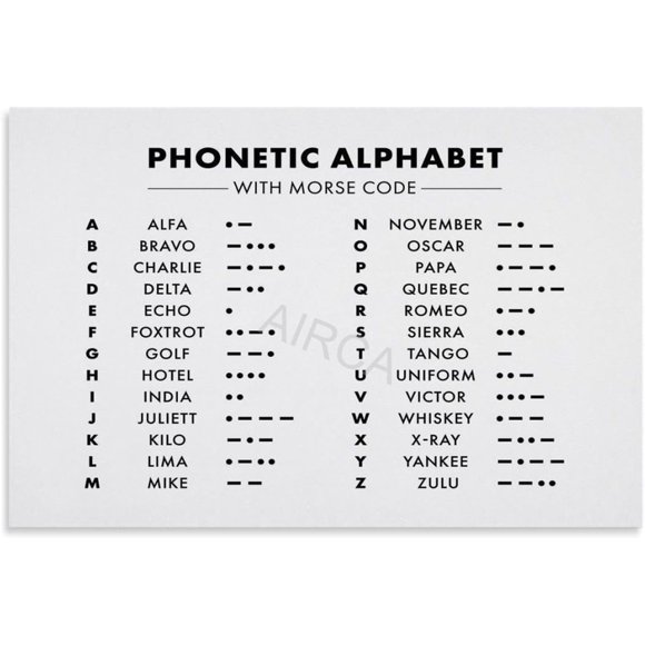 Morse Alphabet Walmart Canada