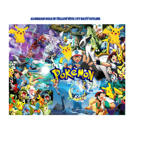  Pokemon  Edible Cake Topper Image 1 4 Sheet Walmart  com