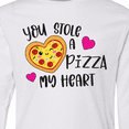 thumbnail image 4 of Inktastic Valentine's Day You Stole a Pizza of My Heart Long Sleeve Youth T-Shirt, 4 of 5