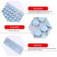 thumbnail image 4 of Teclas Mecánicas Retro De 112 Teclas, Tapas De Teclado Chapadas Redondas, Teclas Abs Punk Con Capa Translúcida Para Juegos De Modificación De Teclado Mecánico (Azul Cielo) seitruly EL013881-01, 4 of 5
