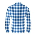 thumbnail image 7 of BLCHUNen Plaid Shirts for Men Long Sleeve Fall Shirts Button Trundown Collar Lightweight Relaxed Office Business Casual Tops, 7 of 7