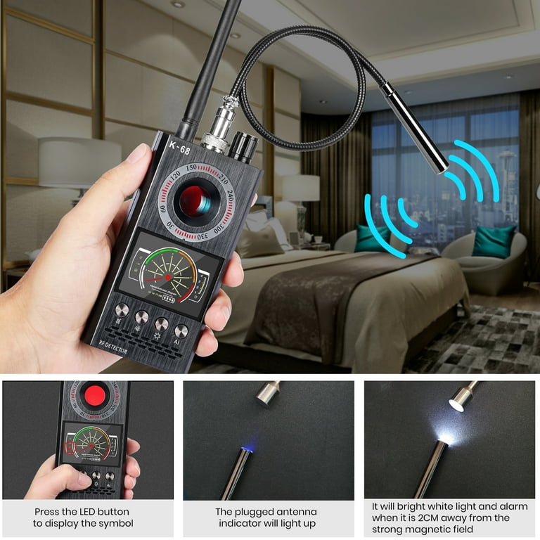Ht Viik Bug Detector Anti-Spy Device for Hidden Cameras GPS