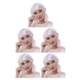 thumbnail image 1 of Guardoinrt Sleep Aid Silk Cap - Say Goodbye To Tossing And Turning for At Night Comfortable Silk Night Sleep Cap Cold Prevention Pink One size fits all 5Set, 1 of 6