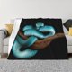 thumbnail image 1 of Balery Blue Viper Snake Manta de Franela con Dibujo, Lujo Ultra Suave y Cálido, Antipelusa y Resistente a las Arrugas para Cama, Sofá, Camping -80"x60", 1 of 6