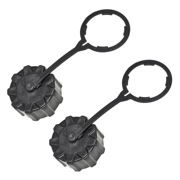 2pcs Functional Sprayer Drain Covers Replacement Leak Resistant Threaded Caps with Tether for Lawns Garden Sprayers