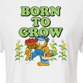 thumbnail image 3 of Garfield - Born To Grow - Juniors Cropped Cotton Blend T-Shirt, 3 of 5