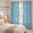 thumbnail image 3 of Blue Nautical Sheer Curtains 96 Inch Length 2 Panels Set, Anchor Lighthouse Sailboat Coastal Voile Window Treatment Semi Sheer Long Curtains Drapes for Bedroom/Living Room/Kitchen 52"x96"x2, 3 of 8