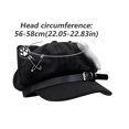 thumbnail image 2 of Slccxzc Black Puppy Ears Beret Hat with Pin Plush Bone Y2K Painter Beanie Women Winter Dog Walking Headwear, 2 of 7