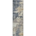 thumbnail image 2 of Addison Rugs Mayfield Premium Machine Washable Transitional Abstract Blue Runner Rug, 2'3" x 7'6", 2 of 6