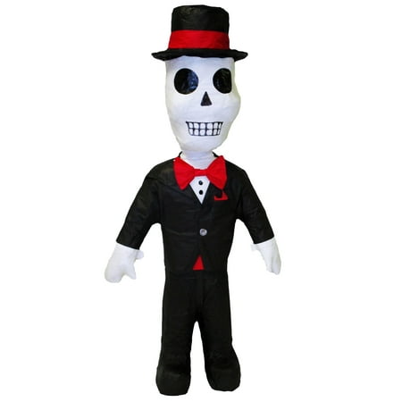 Day of the Dead Wedding Couple Pinata, 32" Decoration, Party Game and Photo Prop
