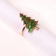 thumbnail image 2 of 6 Piezas Servilleteros Navideños Juego de Servilleteros de Árbol de Navidad para Mesa de Navidad Bodas Cenas Festivas Accesorios de Decoración de Fiestas, 2 of 5
