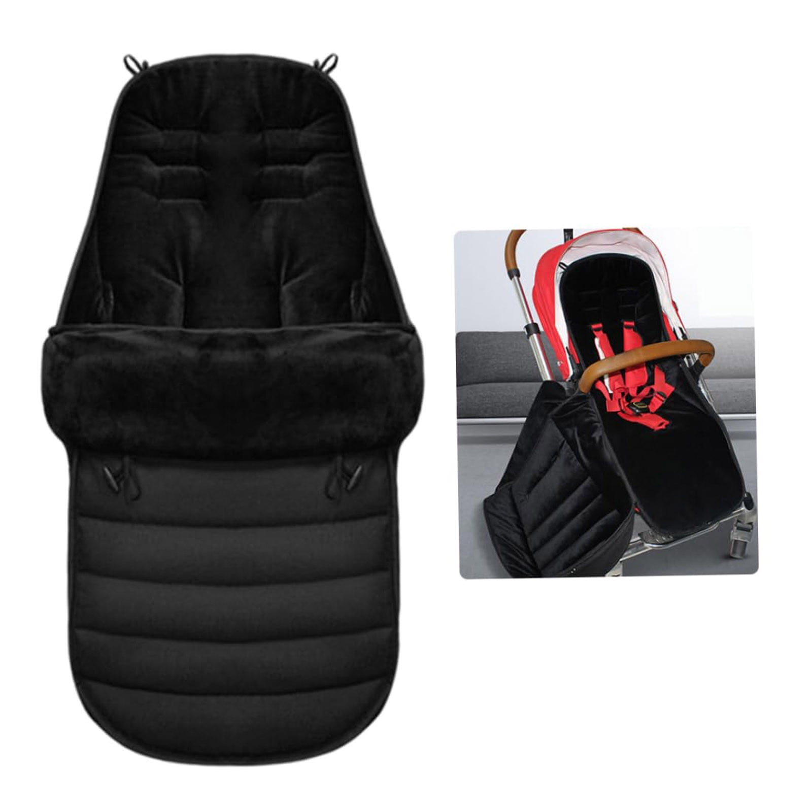 Home Textile Storage Baby Footmuff for Stroller Universal Windproof Pushchair Sleeping Bag with Warm Foot Pad for Cozy Outdoor Adventures