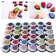 thumbnail image 4 of Juego de almohadillas de tinta ANGGREK 36 Colores en Forma de Gota para papel fotográfico, 4 of 7