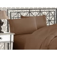 thumbnail image 1 of Microfiber Three Line Embroide Softest Piece Bed Sheet Set Wrinkle and Fade Queen, 1 of 7