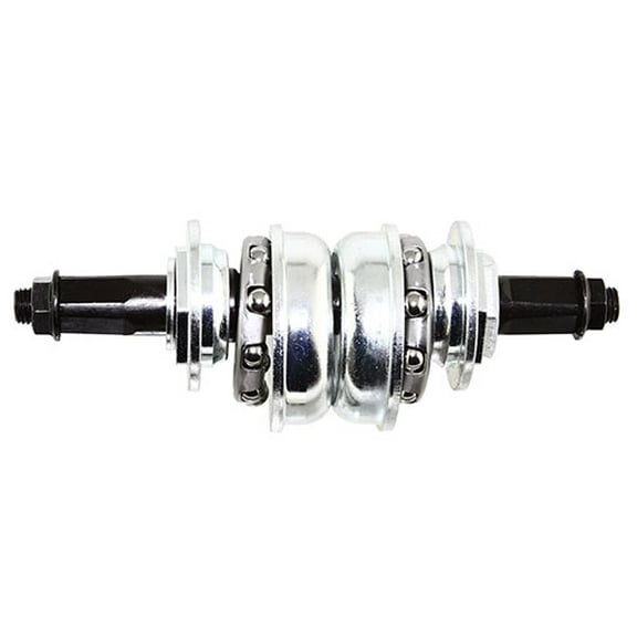 Lowrider B.B. Set Bottom Bracket Set 1 Piece to 3 Piece Crank 136 Chrome.