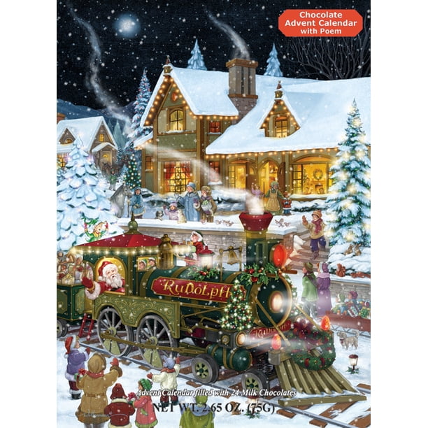 Whistle Stop Christmas Chocolate Advent Calendar - Walmart.com