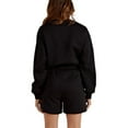 thumbnail image 2 of PENGXIANG Women Solid Color Shorts Casual Style Pants with Slant Pockets, 2 of 5