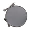 thumbnail image 1 of Cojín redondo para silla, muebles de jardín, suave, multiusos, sencillo, cojín para asiento, para el hogar, sofá, interior y exterior, jardín Gris claro 38 cm, 1 of 8
