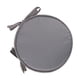 thumbnail image 1 of Cojín redondo para silla, para muebles de patio, multiusos, simple y grueso. Gris claro 38 cm, 1 of 9