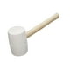thumbnail image 3 of Martillo de goma con cabeza de goma blanca, cómodo martillo de goma para 1050g, 3 of 9