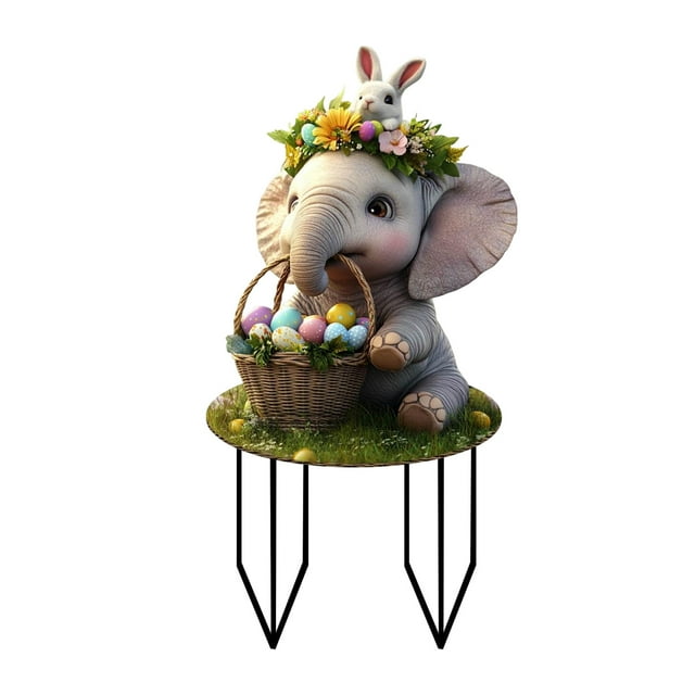 Easter Bunny Garden Stake Garden Easter Garden Stake Easter Decoration Retro Easter Bunny Easter Egg Garden Logo Outdoor Easter Decoration Easter Bunny Easter Egg Easter Lo Sign Garden Rabbit